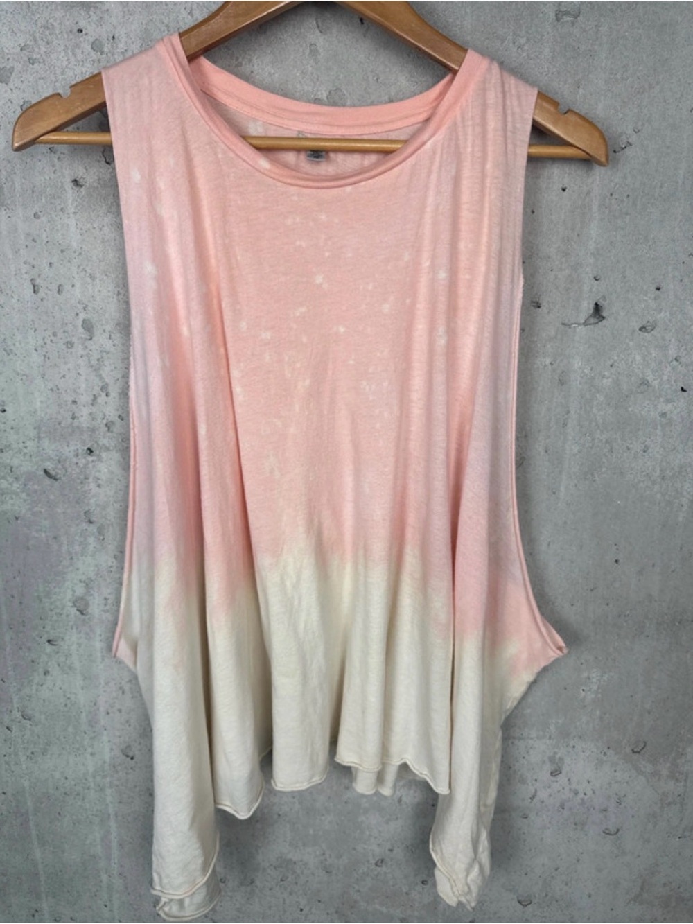 ecote two tone tie dye tank size medium